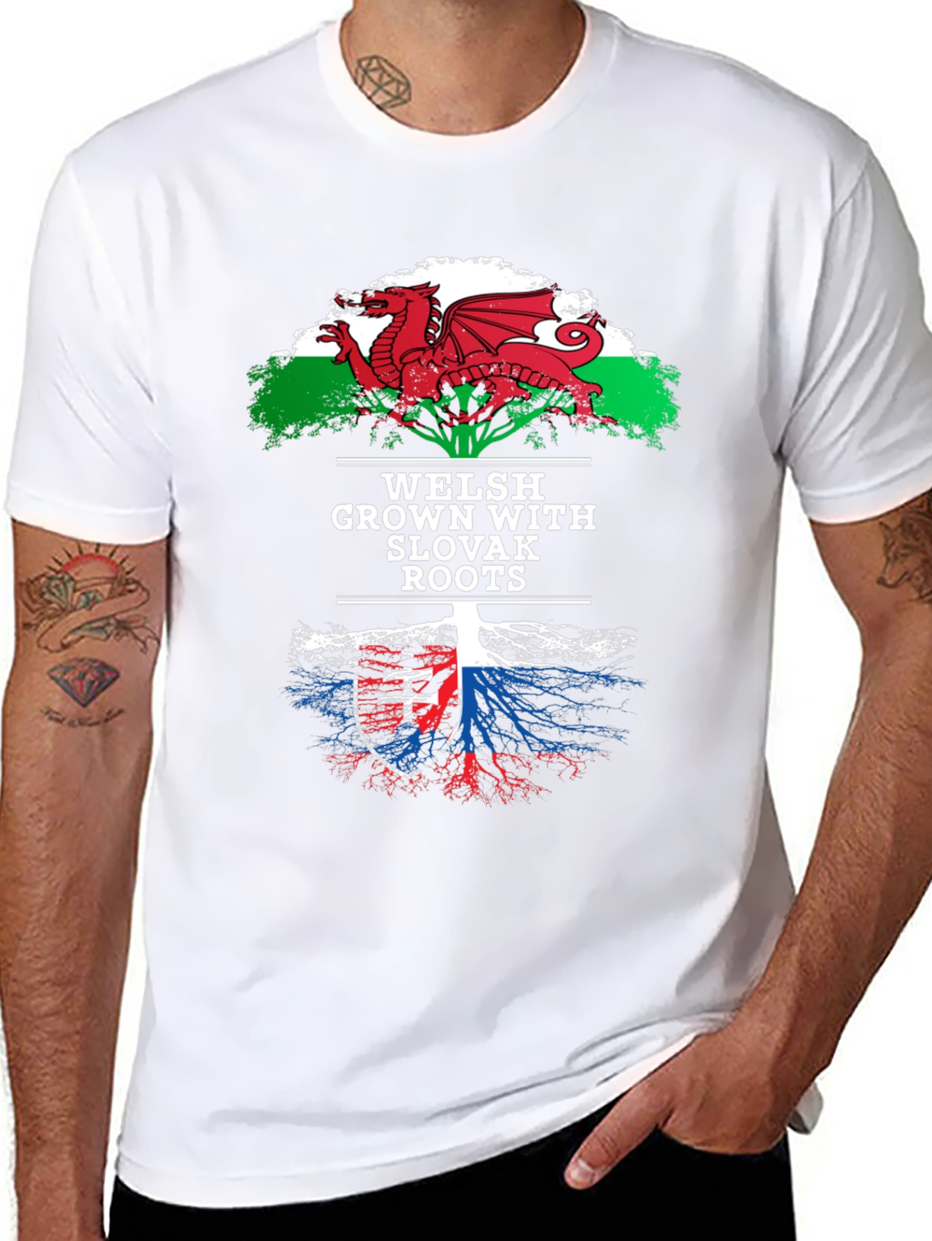 Welsh Slovak Roots T-Shirt