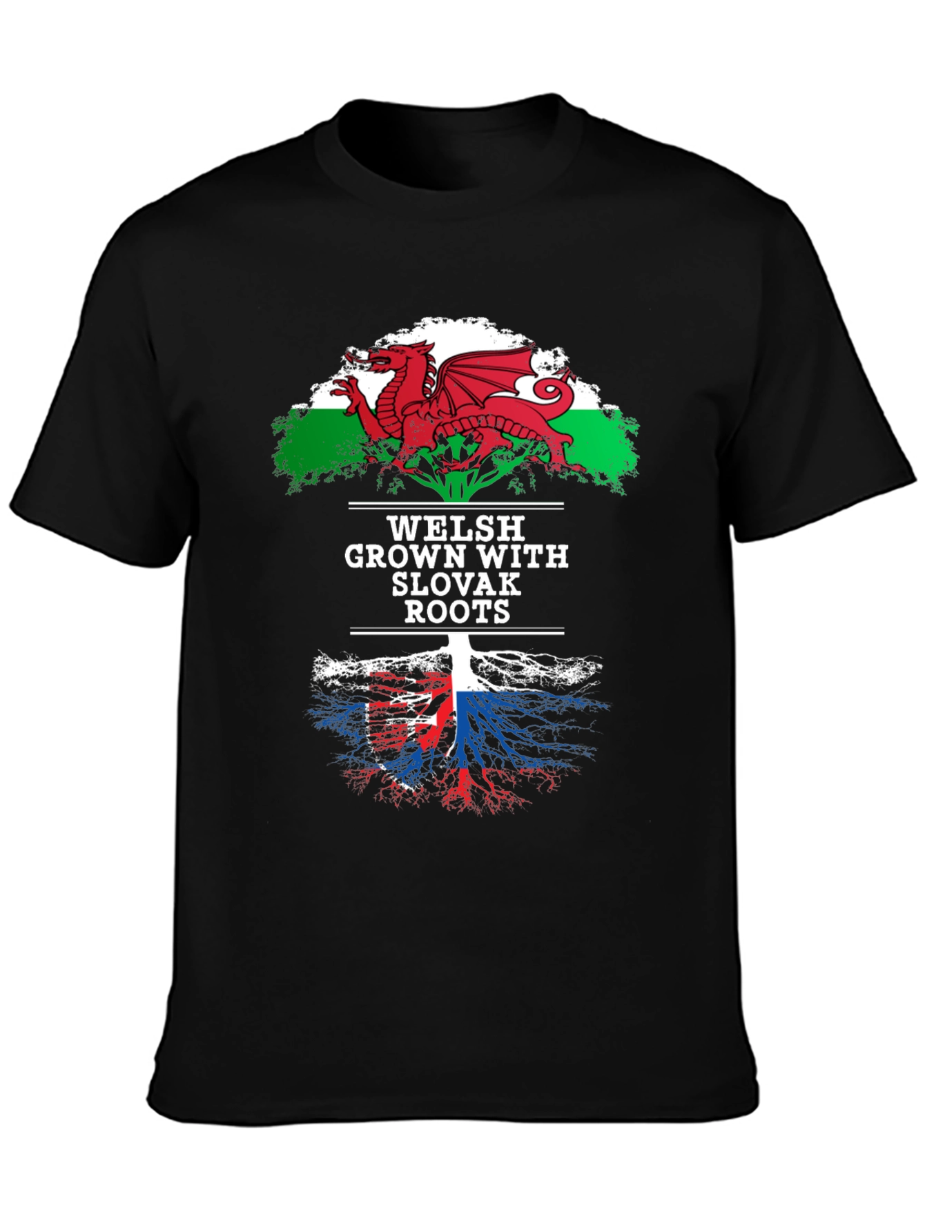 Welsh Slovak Roots T-Shirt