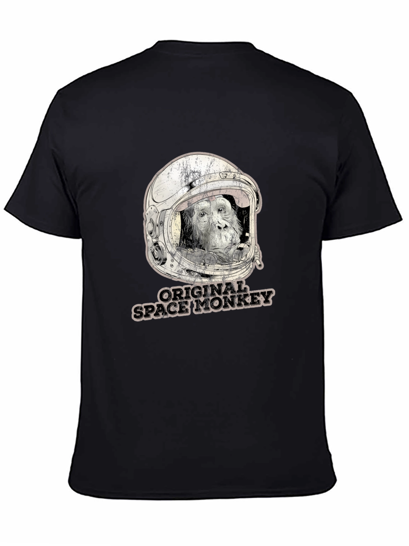 Original Space Monkey Black T-Shirt