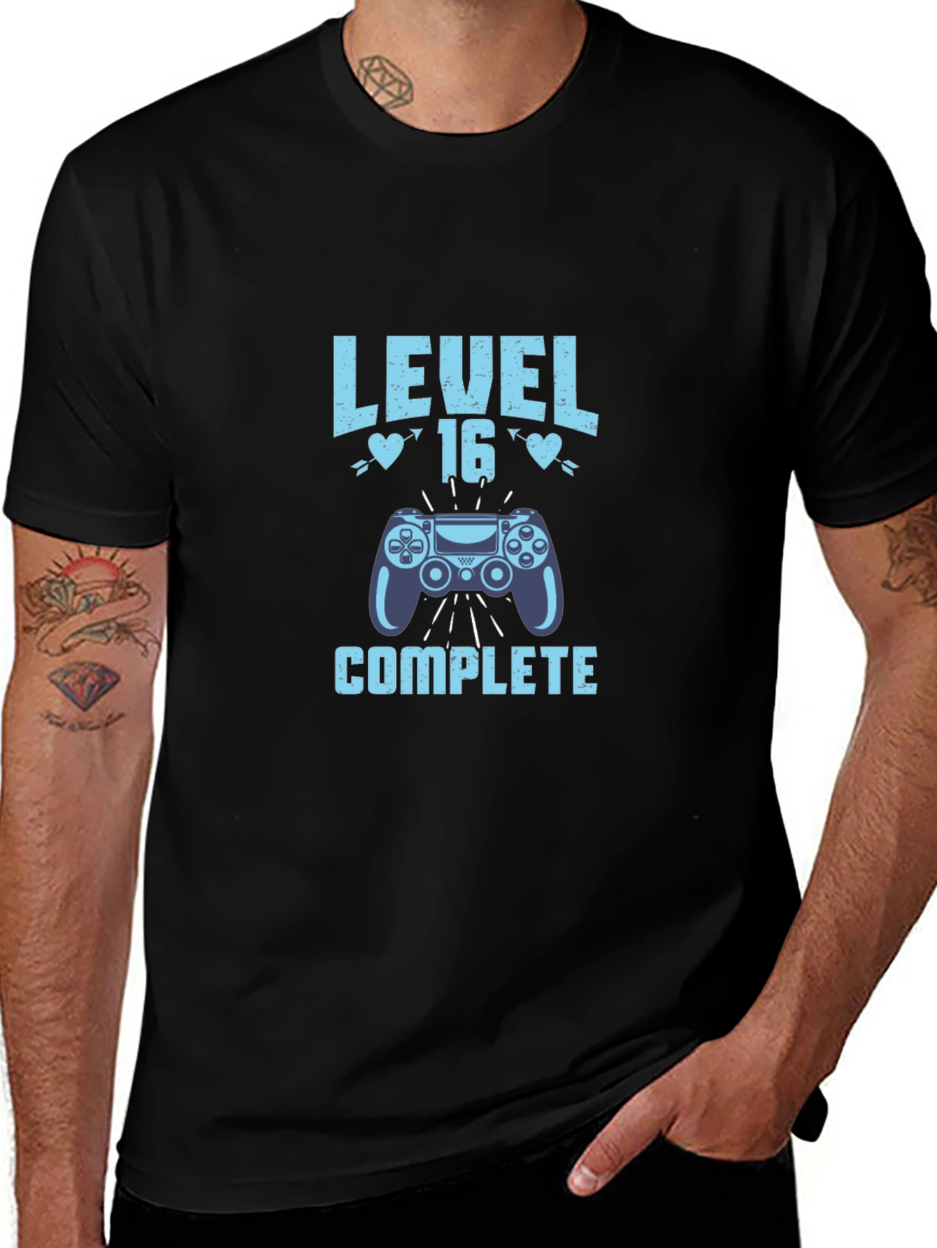Level 16 Complete Gamer T-Shirt - Birthday Gift