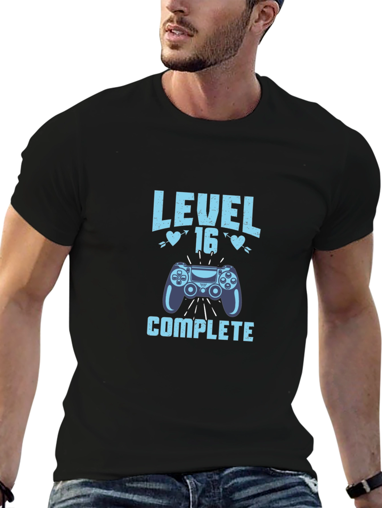 Level 16 Complete Gamer T-Shirt - Birthday Gift