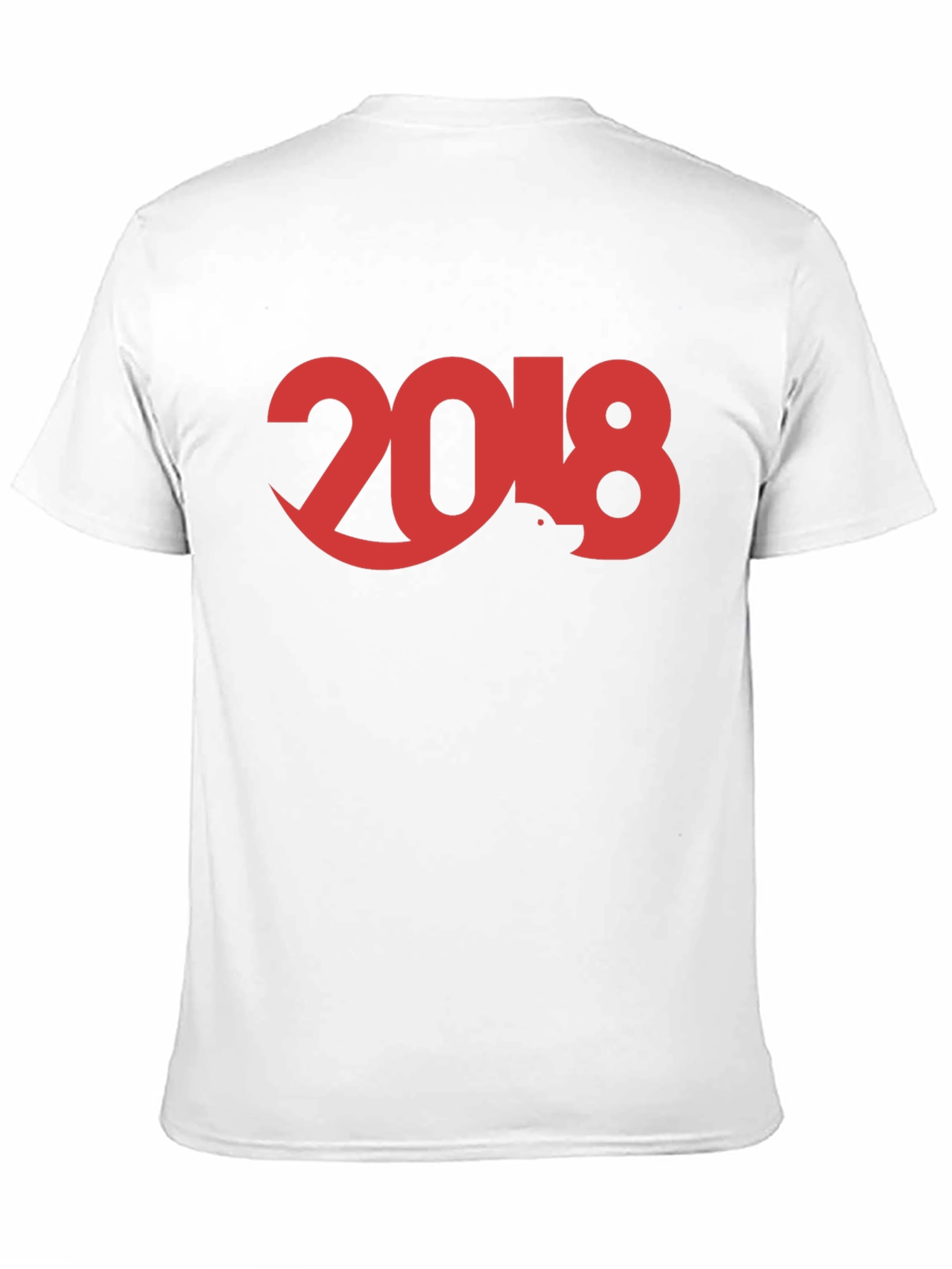 2018 Graphic Tee - Black Crew Neck T-Shirt