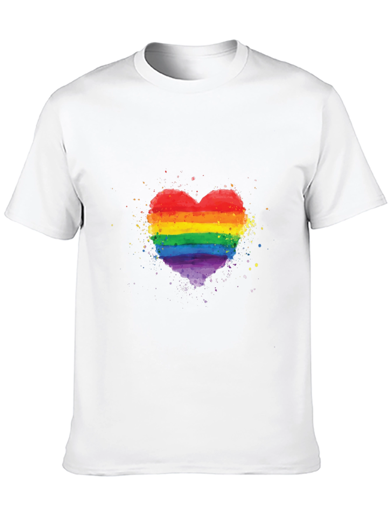 Rainbow Heart Graphic Tee