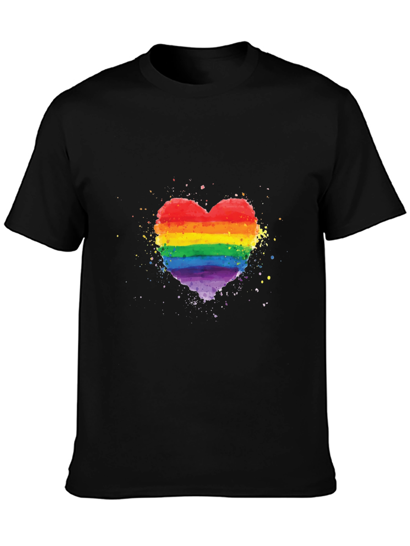 Rainbow Heart Graphic Tee