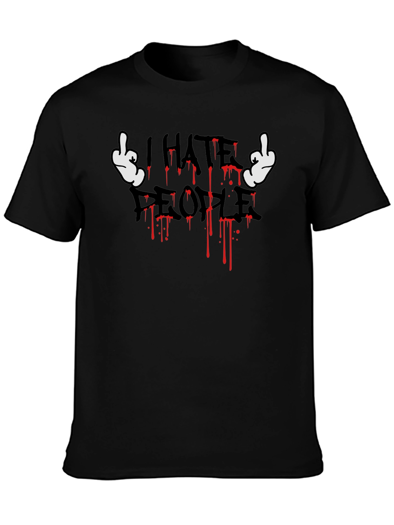 I Hate People Graphic T-Shirt
