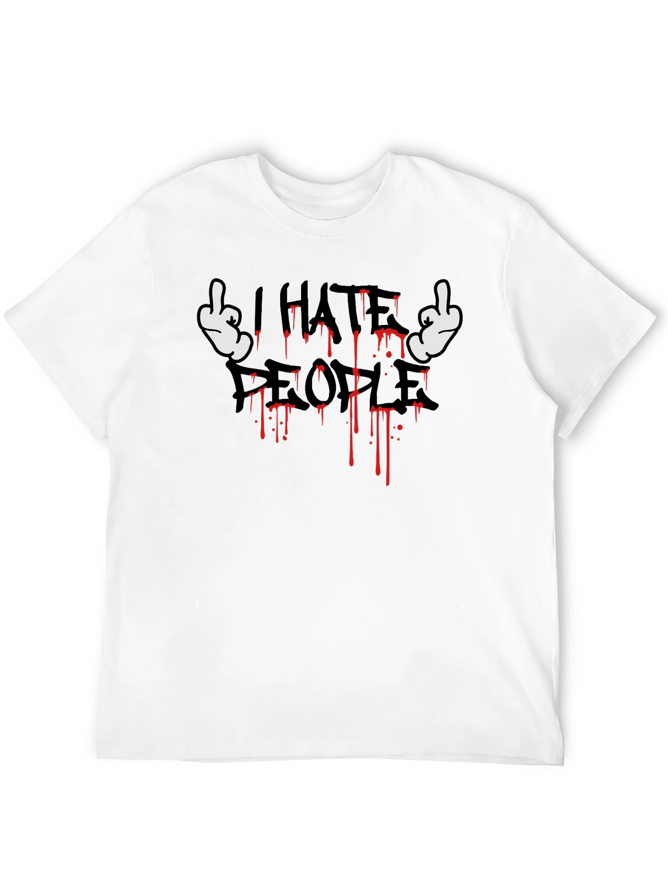 I Hate People Graphic T-Shirt