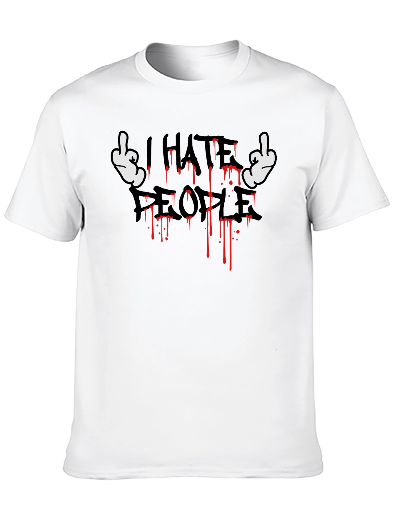 I Hate People Graphic T-Shirt