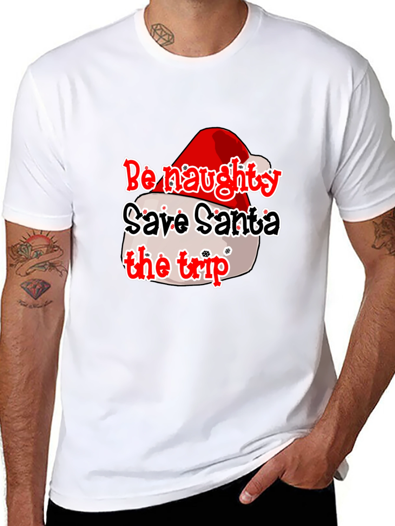 Naughty Santa Trip T-Shirt