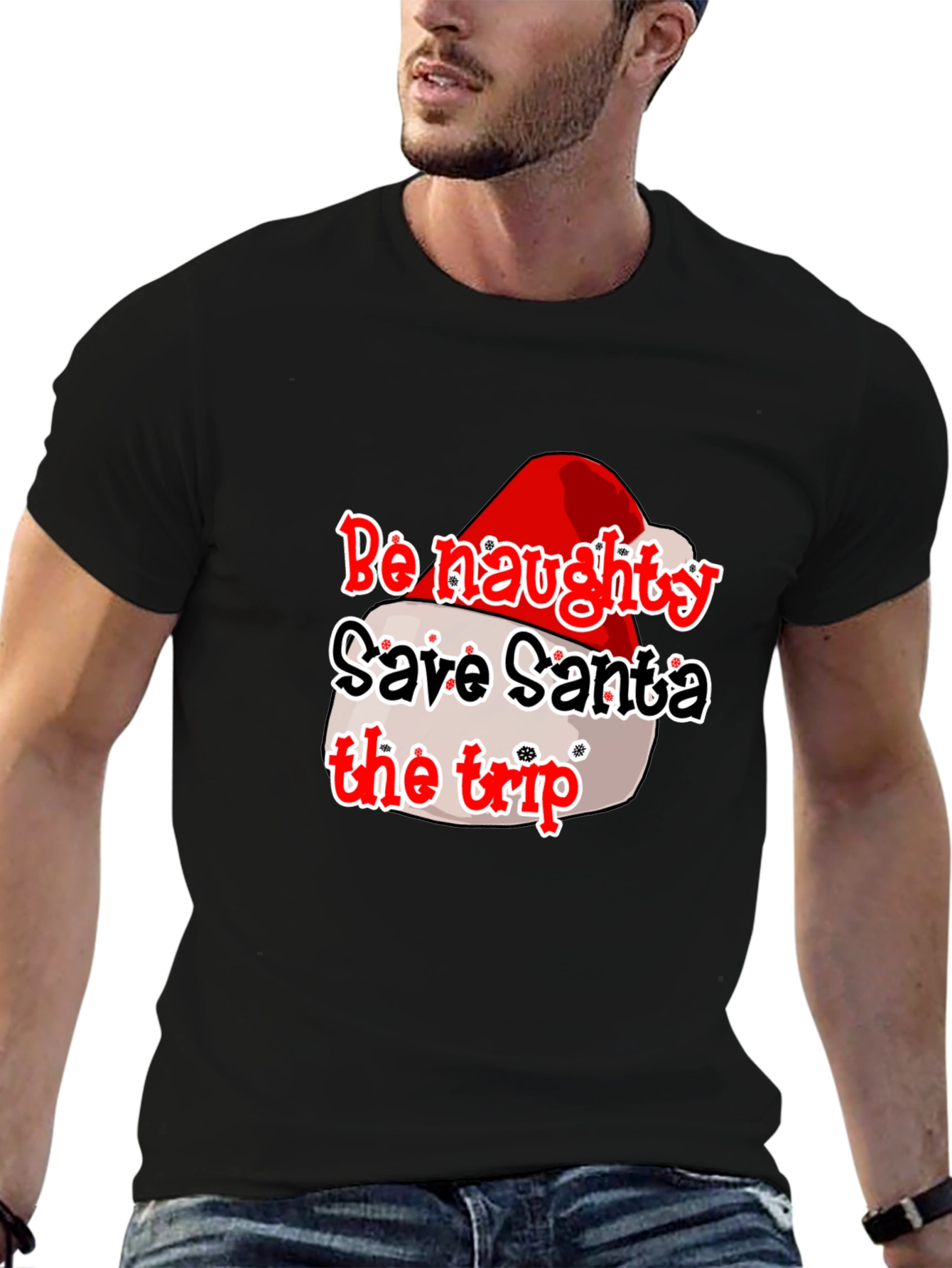 Naughty Santa Trip T-Shirt