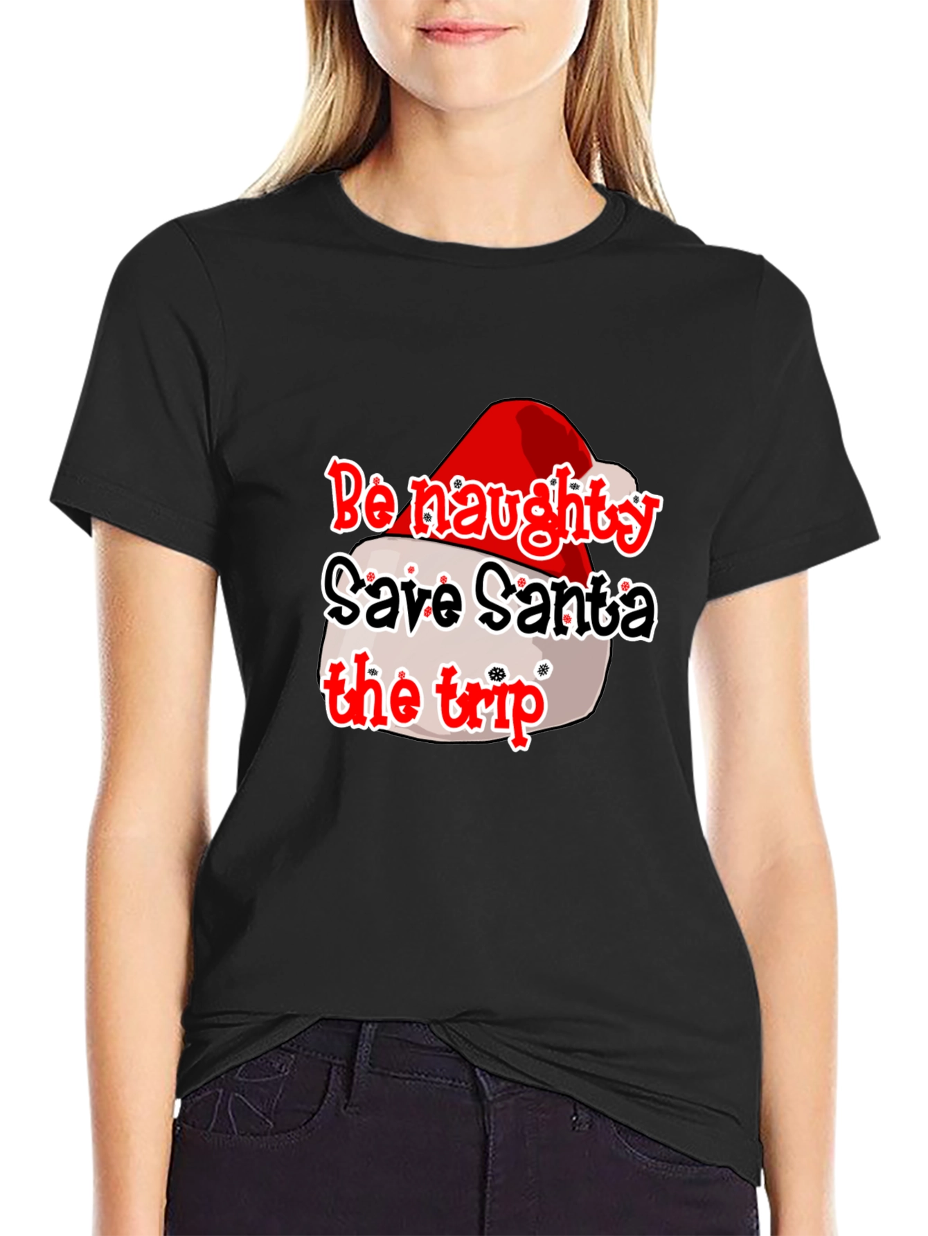 Naughty Santa Trip T-Shirt