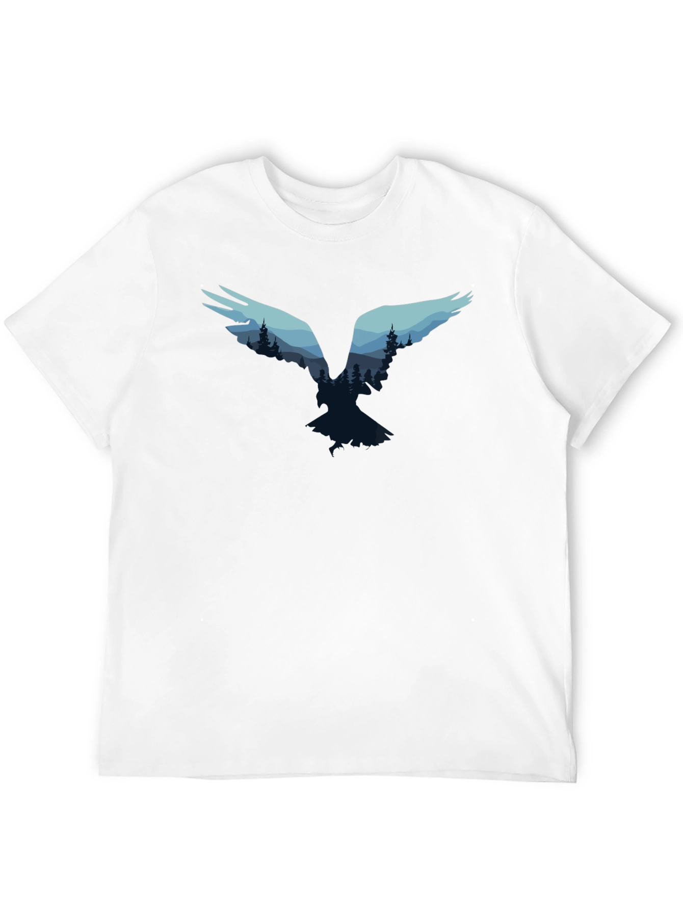Raven Forest Graphic Tee - Nature Inspired T-Shirt