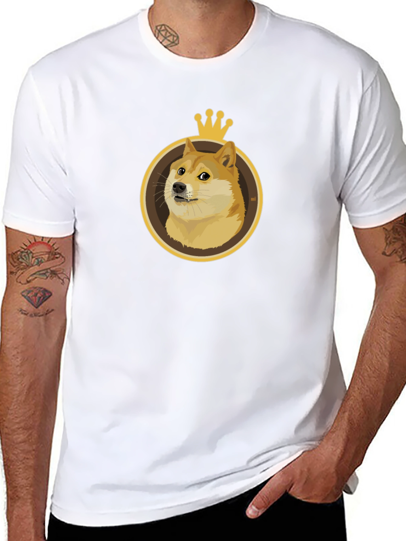 Doge King T-Shirt - Meme Coin Crew