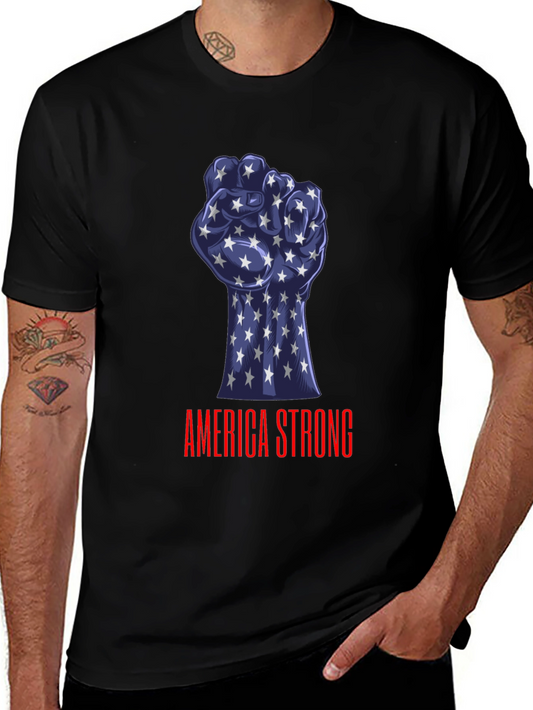 America Strong T-Shirt Patriotic Design