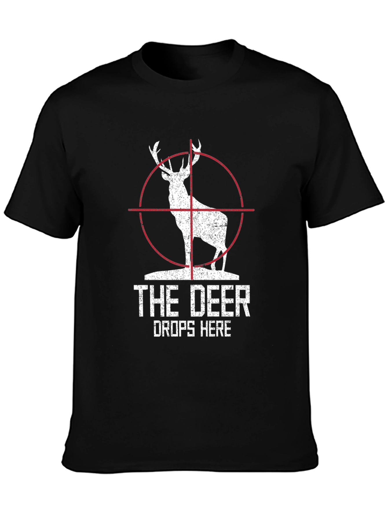 The Deer Drops Here Hunting T-Shirt