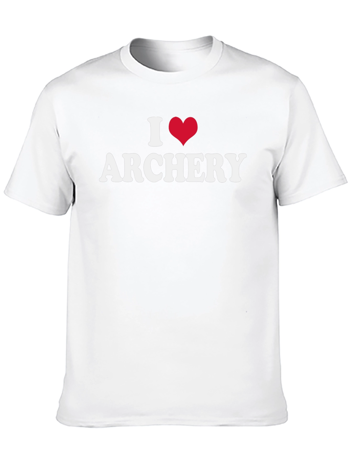 I Heart Archery T-Shirt - Black Graphic Tee