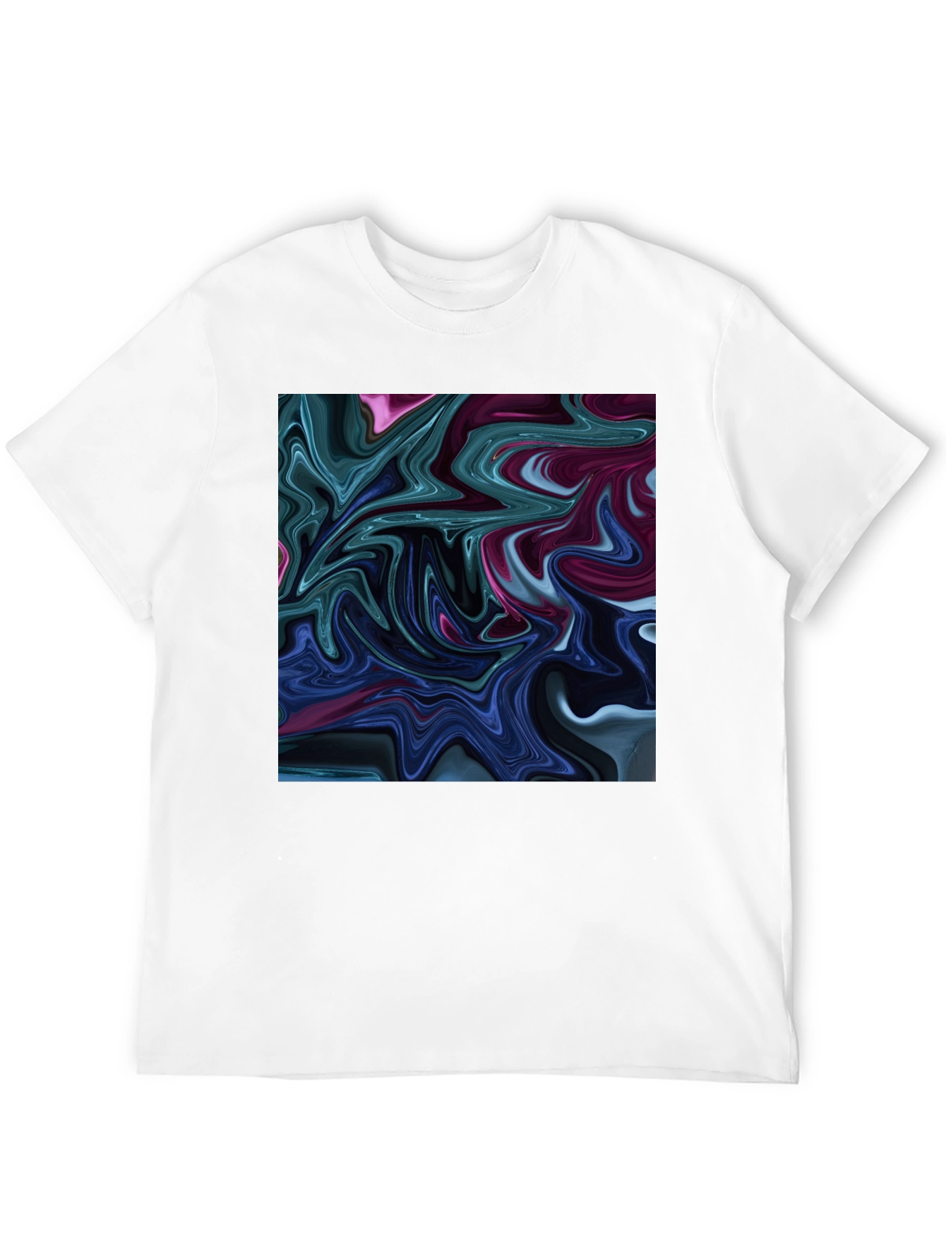 Abstract Swirl Graphic T-Shirt