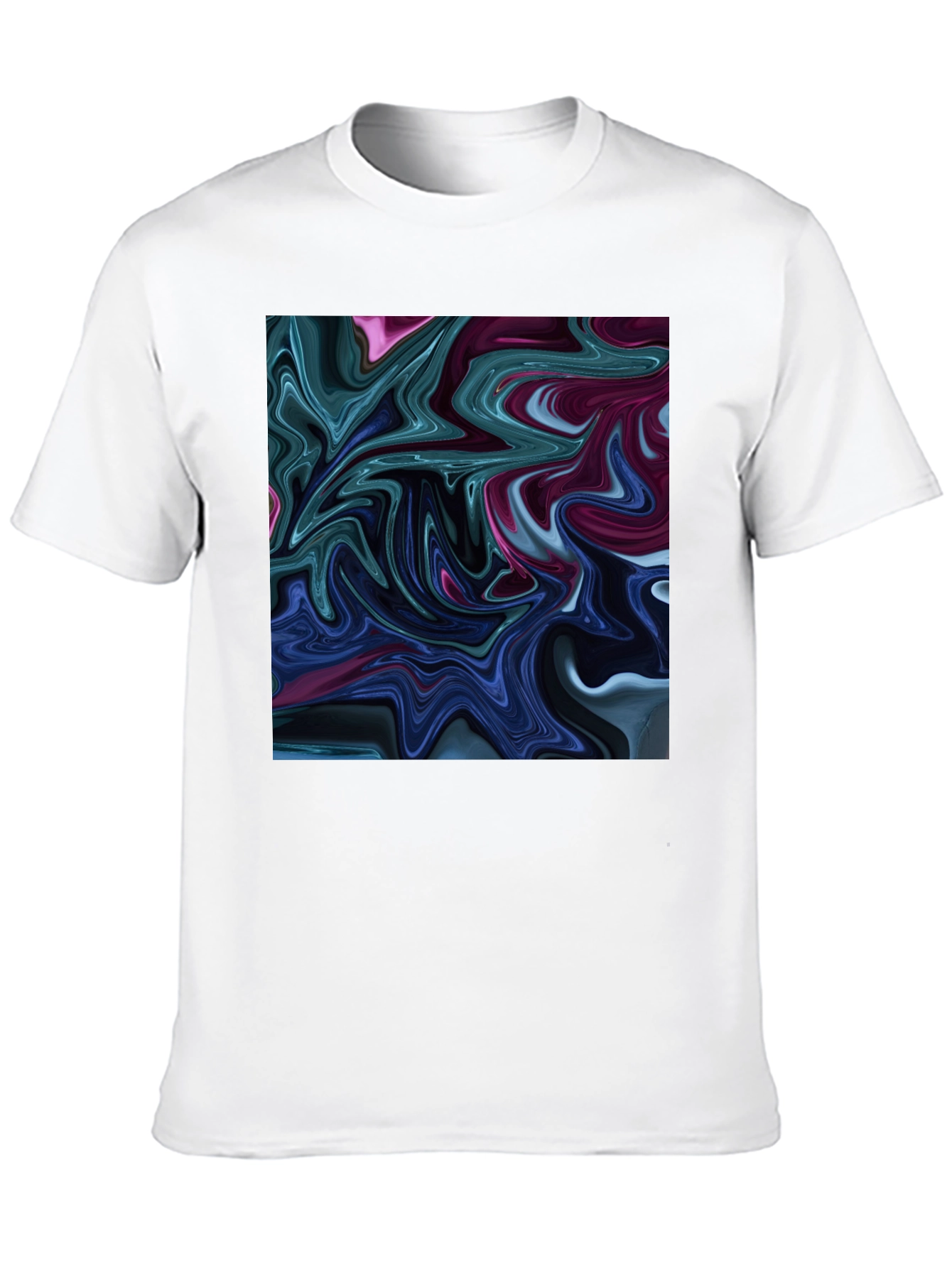 Abstract Swirl Graphic T-Shirt