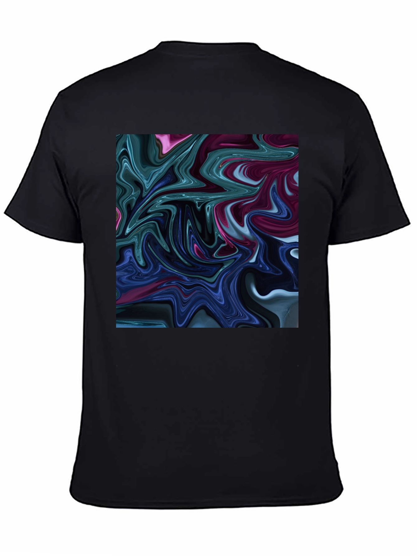 Abstract Swirl Graphic T-Shirt