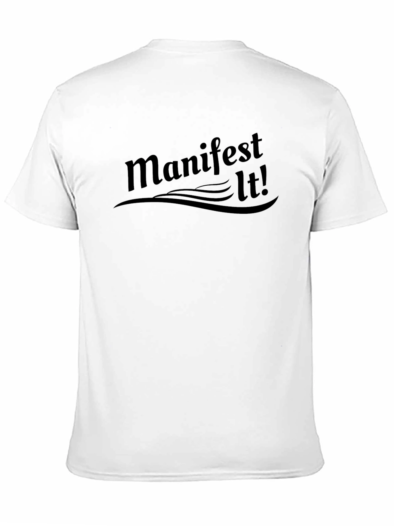 Manifest It! Black Graphic T-Shirt