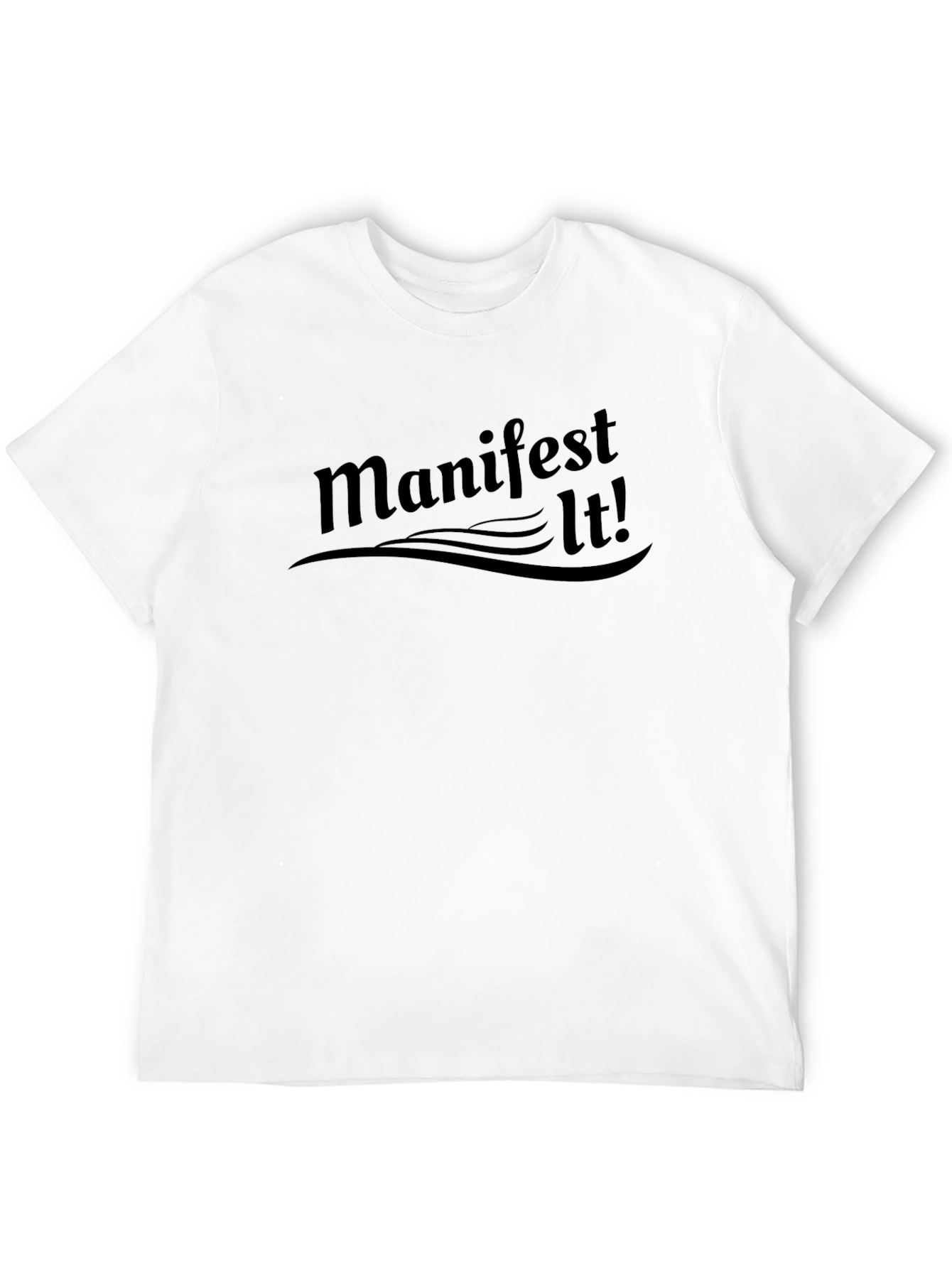 Manifest It! Black Graphic T-Shirt