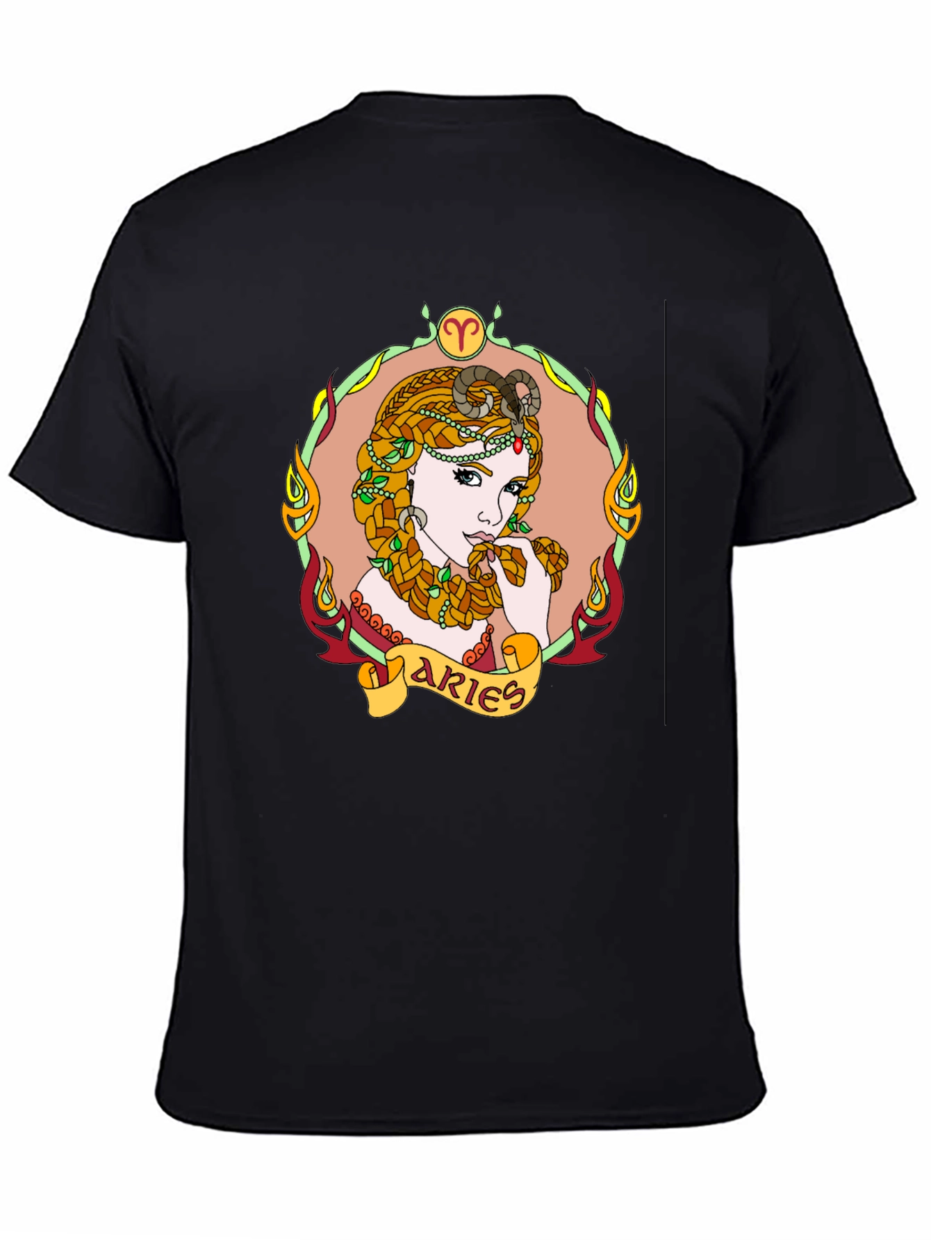 Aries Zodiac Sign Graphic Tee