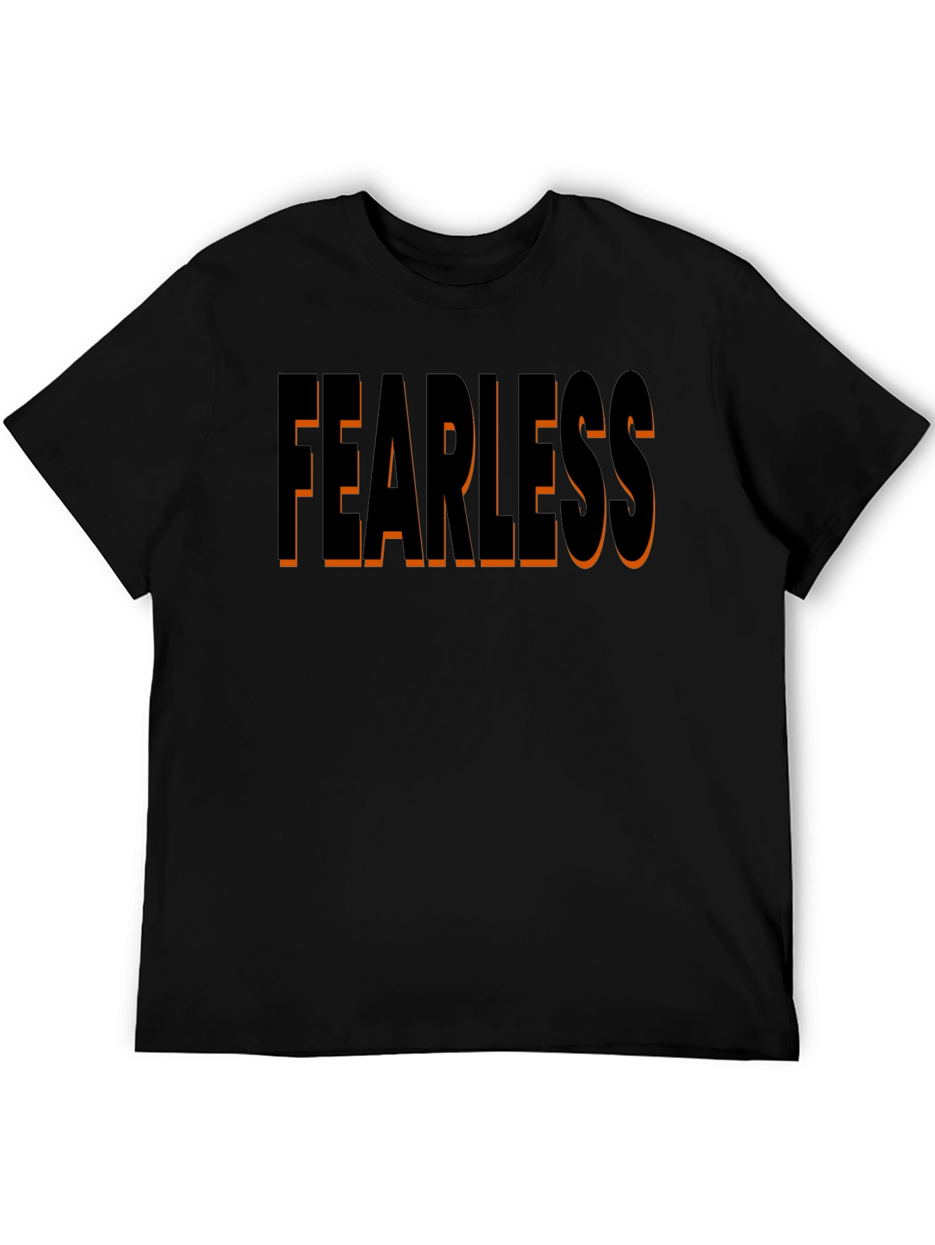 Fearless Black Graphic Tee