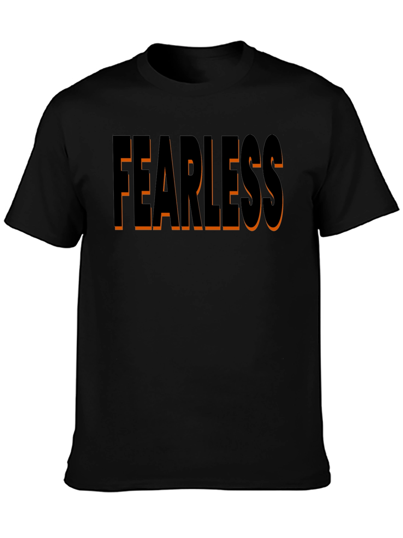 Fearless Black Graphic Tee