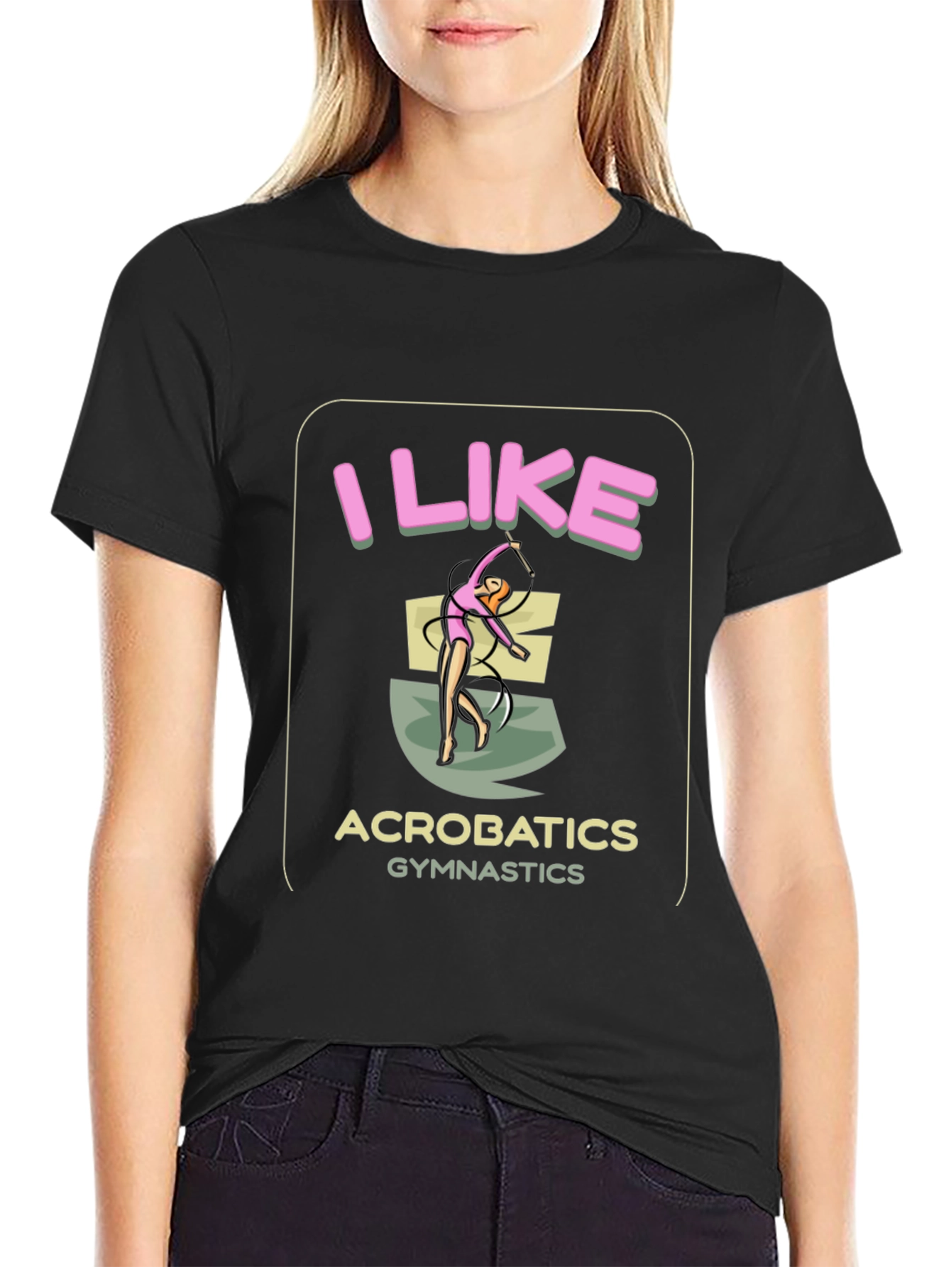 Acrobatics Gymnastics T-Shirt - I Like Gymnastics