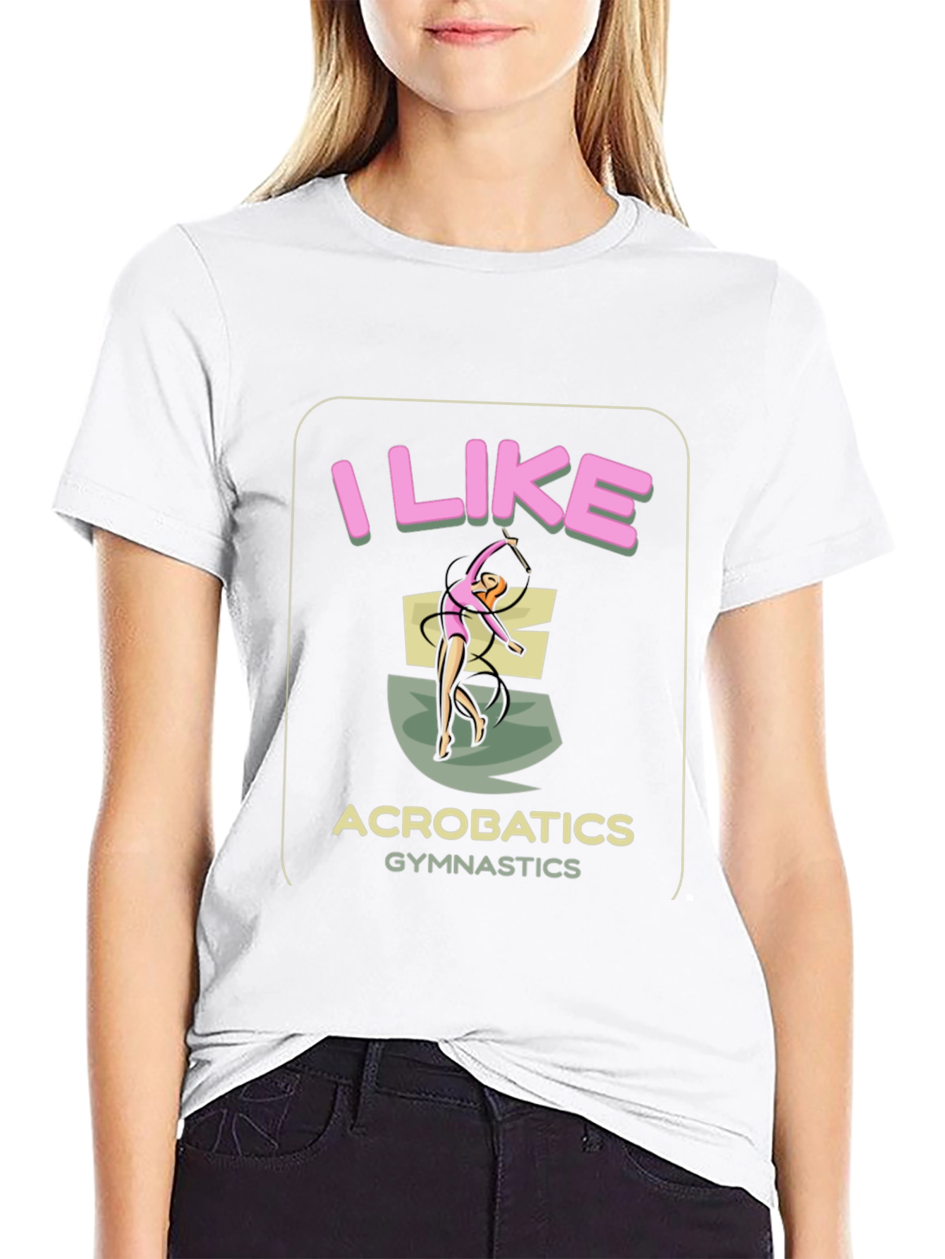 Acrobatics Gymnastics T-Shirt - I Like Gymnastics