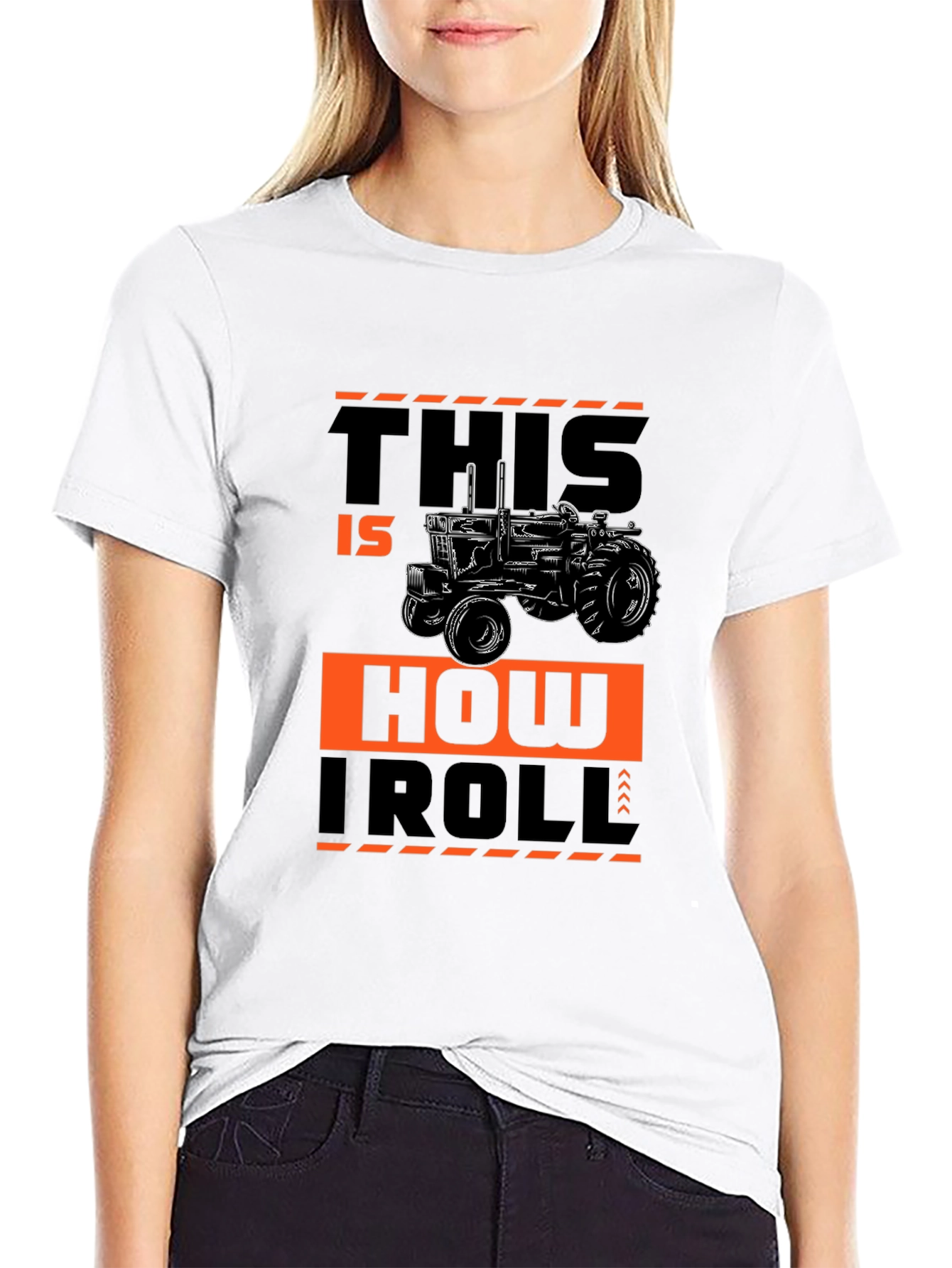 This is How I Roll Tractor Graphic Tee