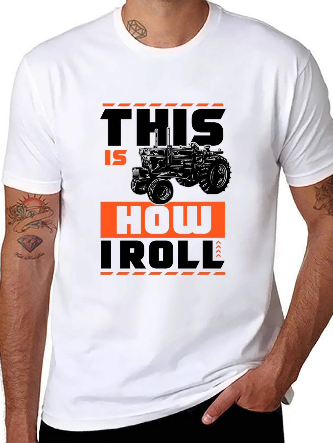 This is How I Roll Tractor Graphic Tee