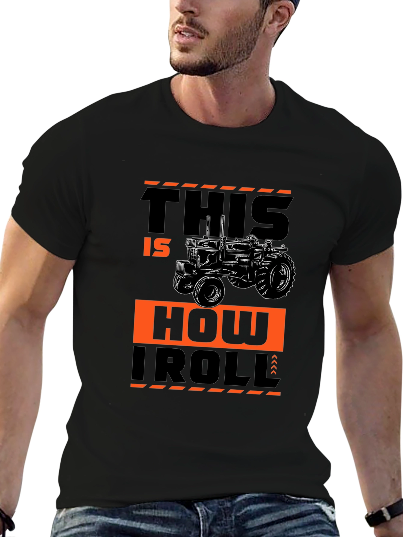 This is How I Roll Tractor Graphic Tee