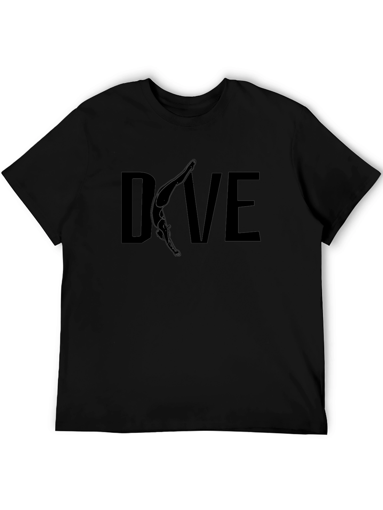 DIVE T-Shirt | Black Cotton Tee