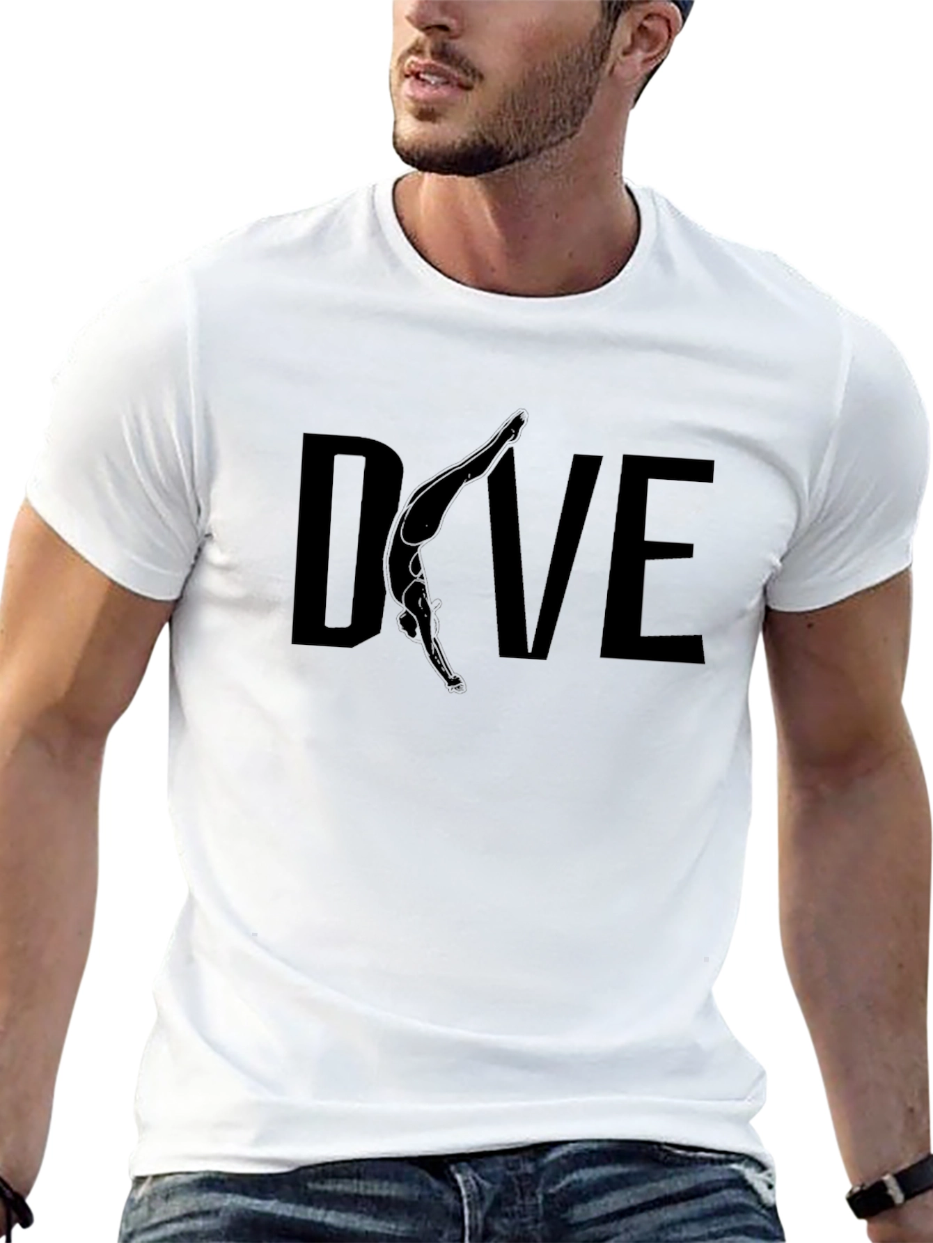 DIVE T-Shirt | Black Cotton Tee