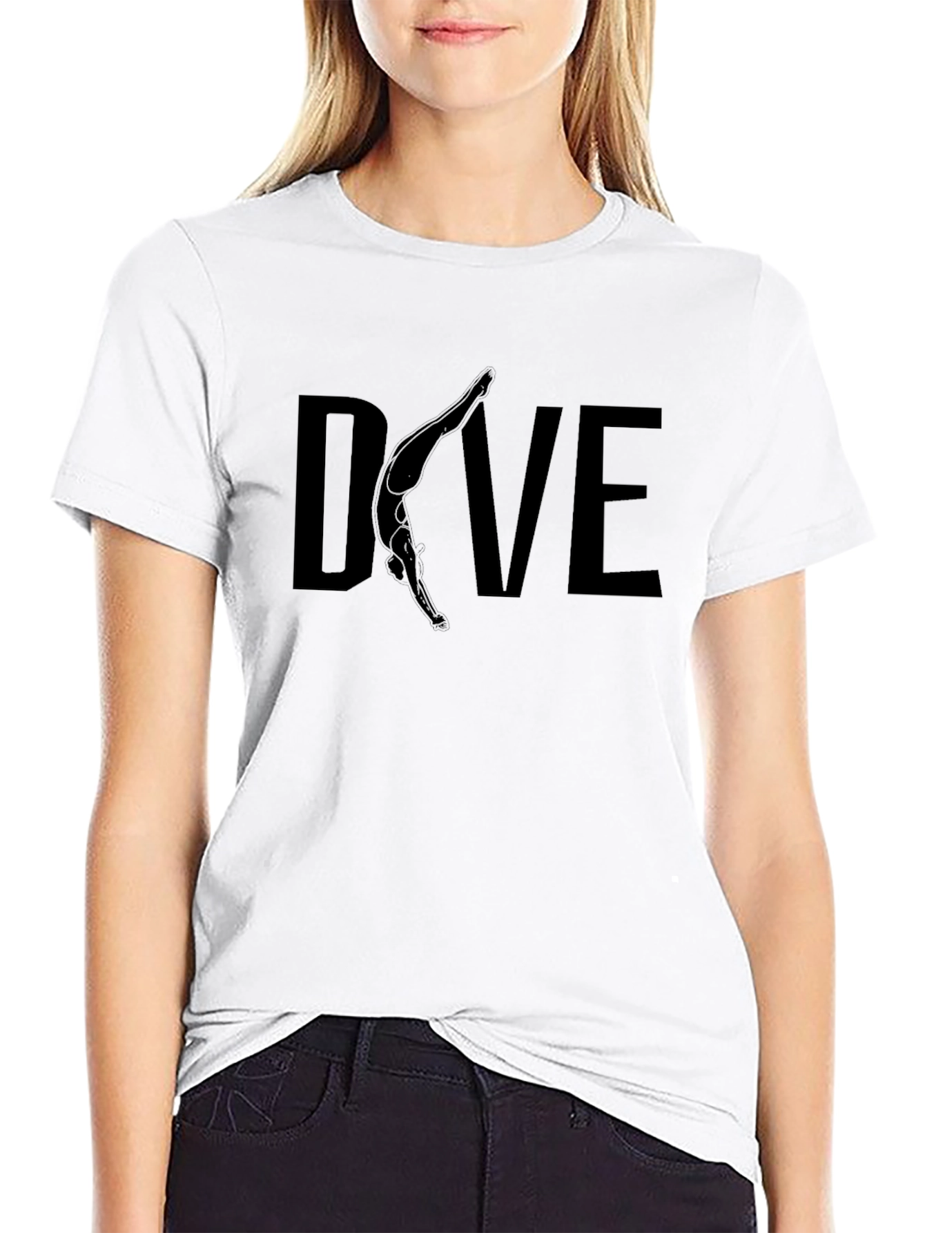 DIVE T-Shirt | Black Cotton Tee