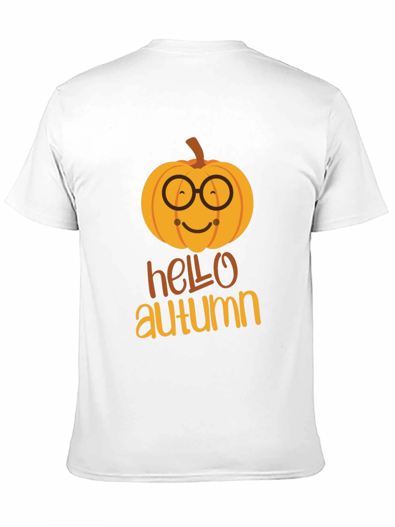 Hello Autumn Pumpkin Graphic T-Shirt