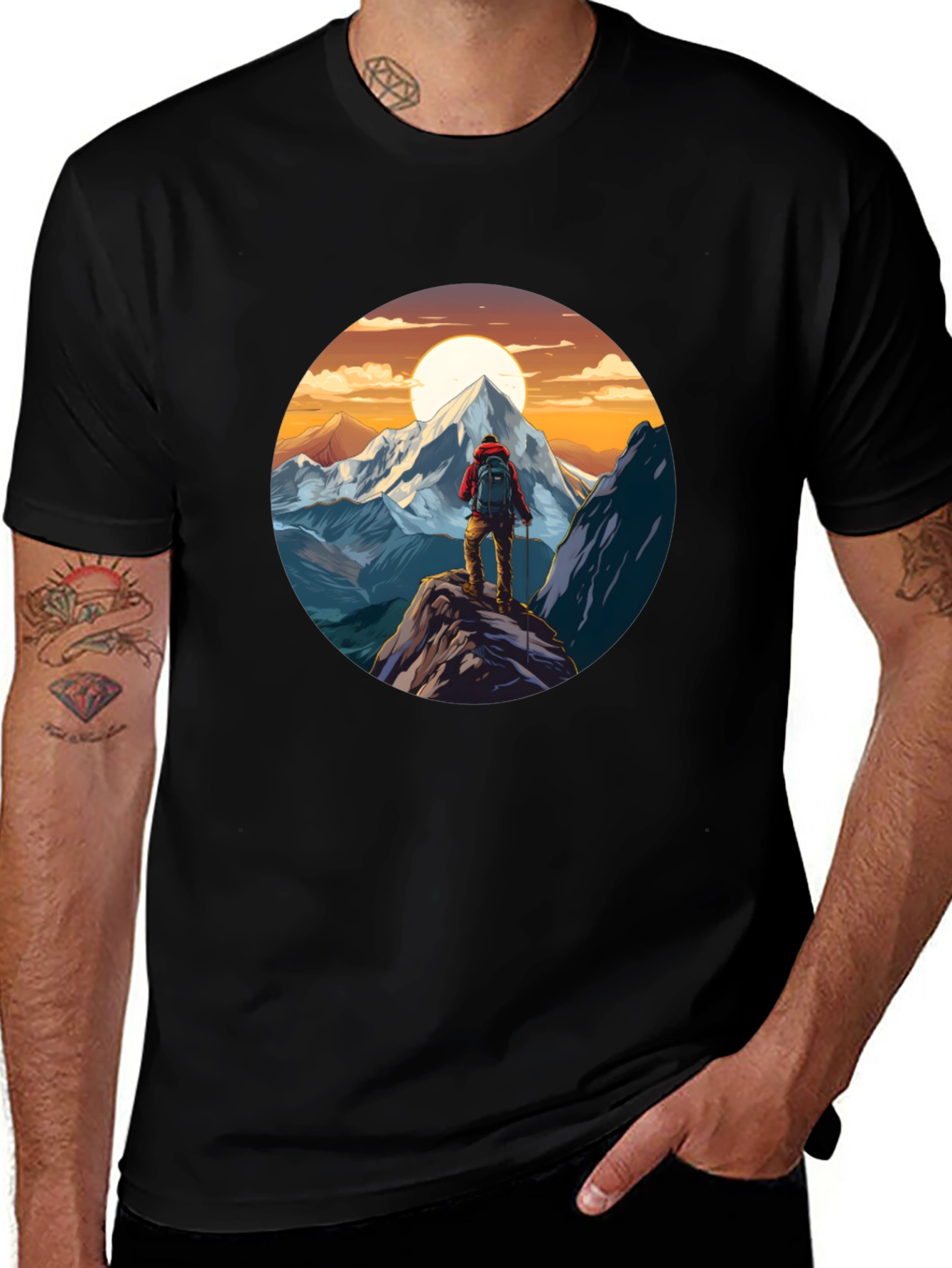 Mountain Climber Graphic Tee - Adventure Awaits