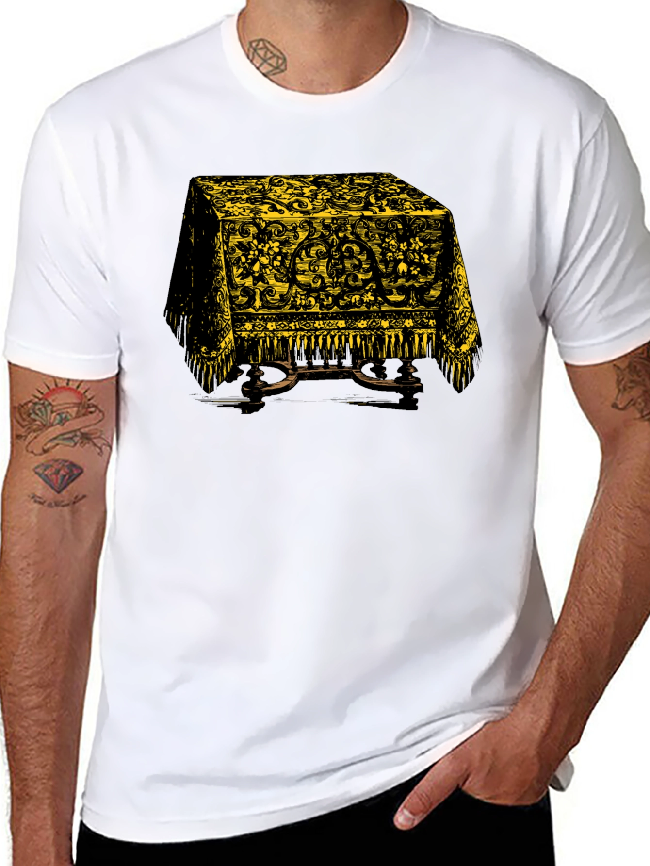 Ornate Table Graphic T-Shirt