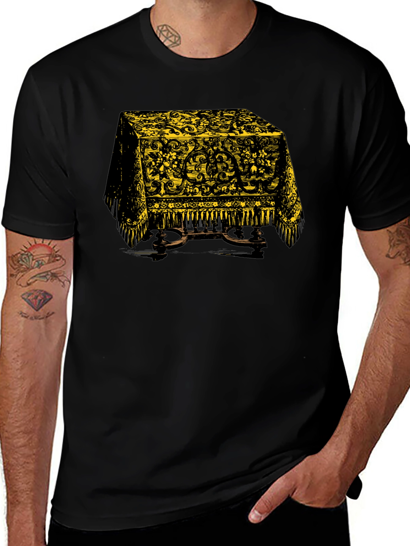 Ornate Table Graphic T-Shirt