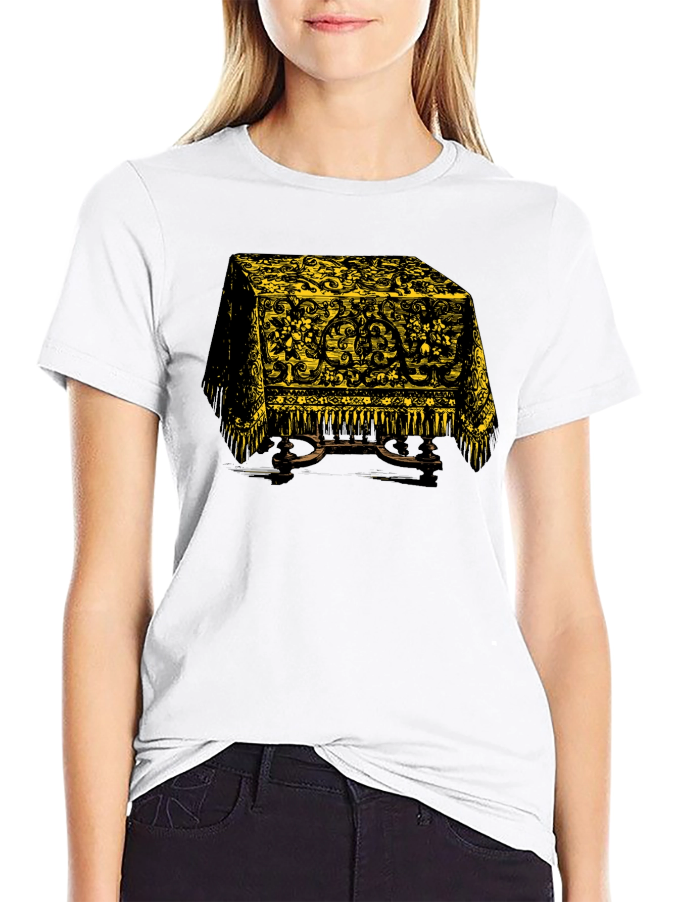 Ornate Table Graphic T-Shirt