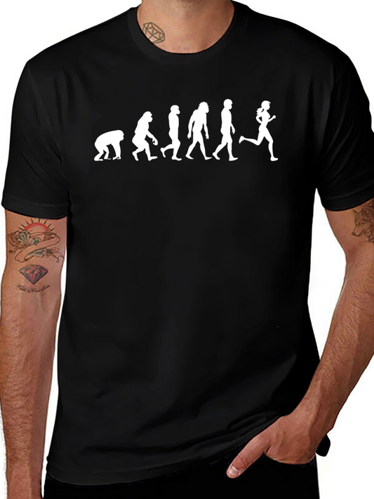 Evolution of a Runner T-Shirt - Black
