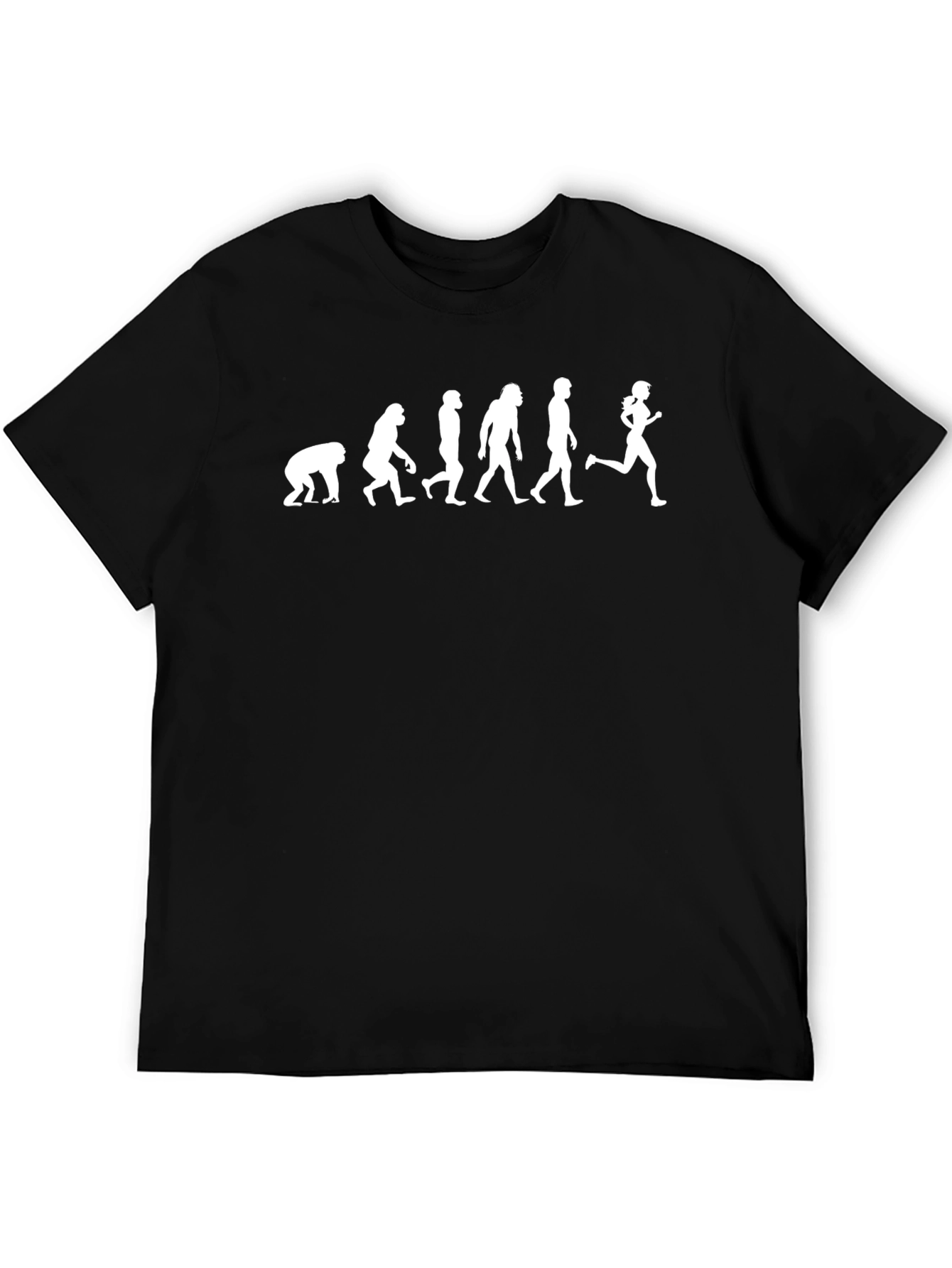 Evolution of a Runner T-Shirt - Black