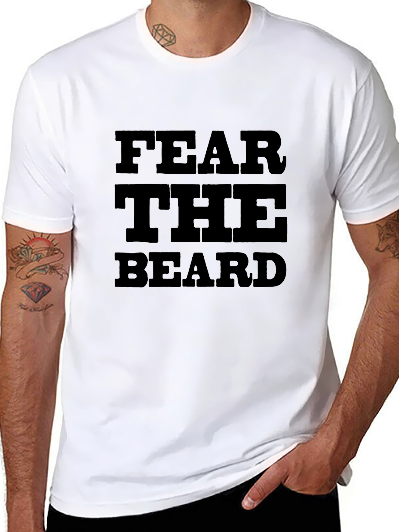 Fear the Beard Graphic Tee - Mens