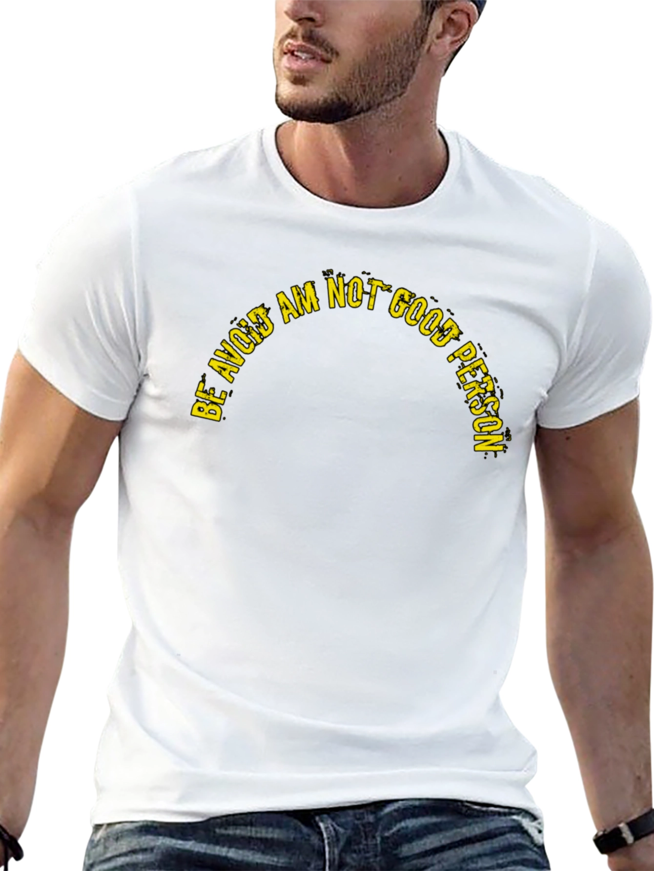 Be Avoid Am Not Good Person Graphic Tee
