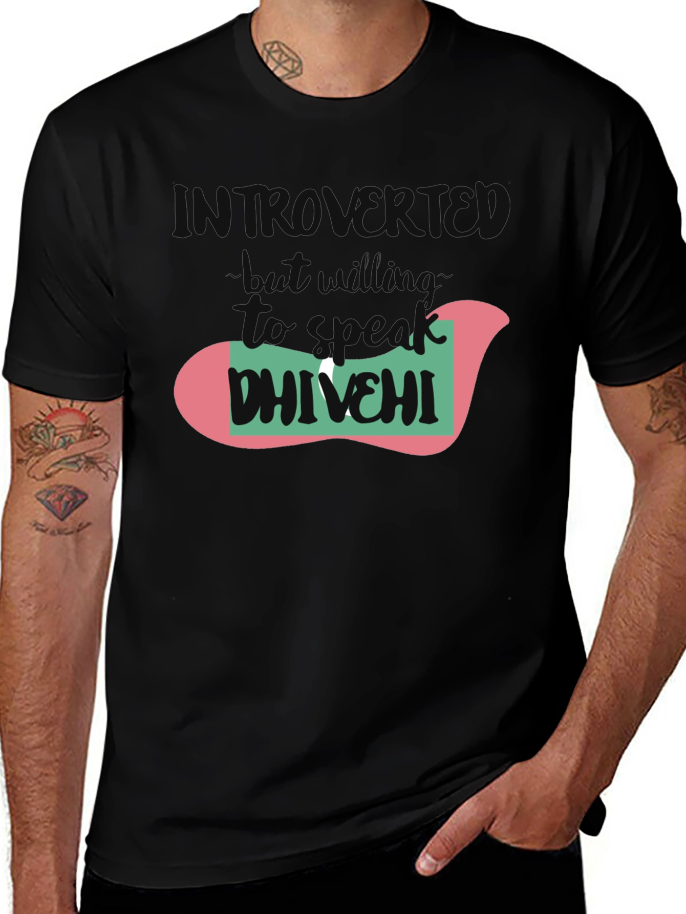 Introvert Dhivehi Speaker T-Shirt