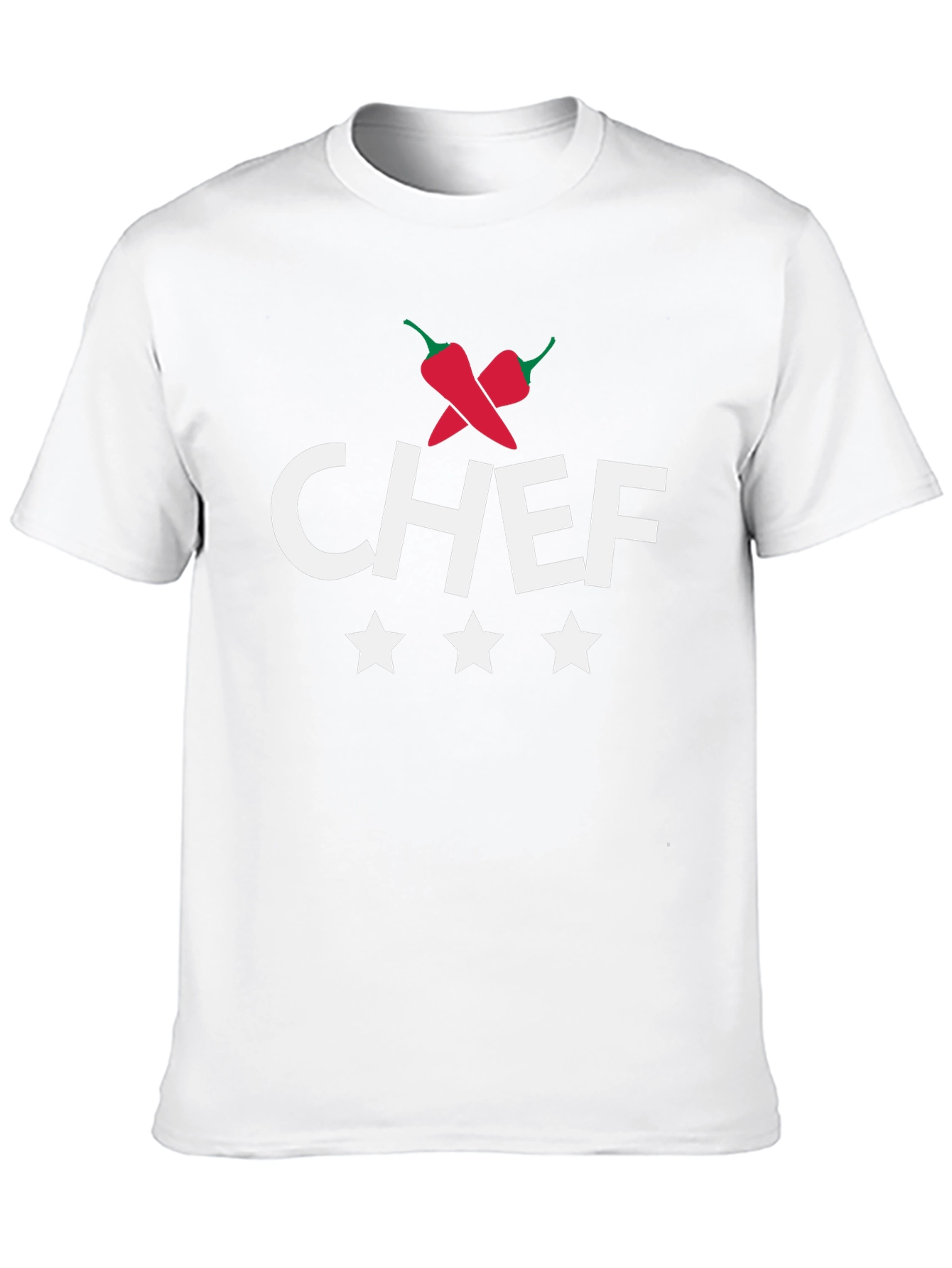 Chef T-Shirt with Chili Pepper Design