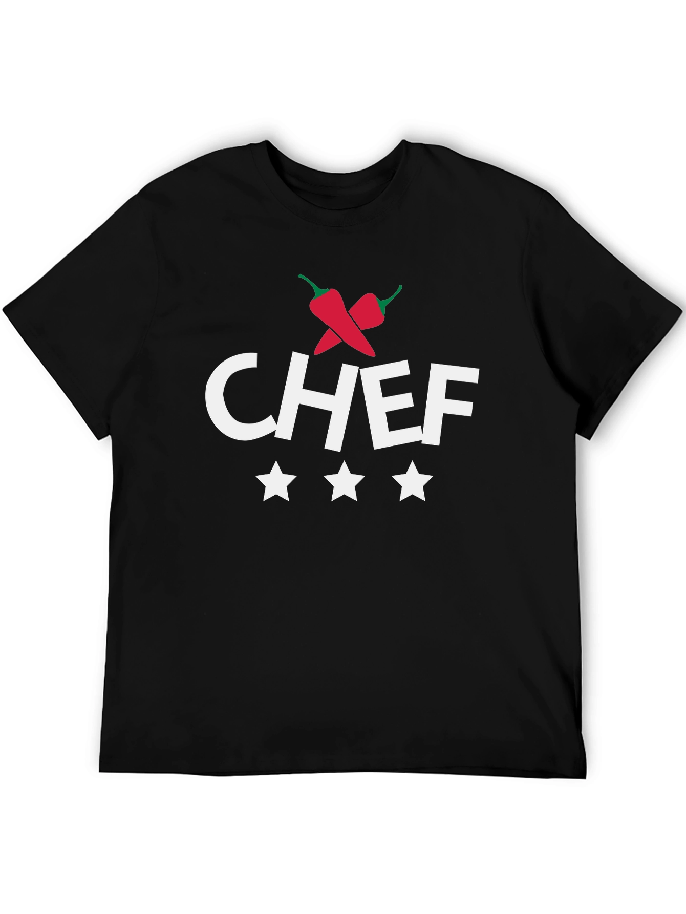 Chef T-Shirt with Chili Pepper Design