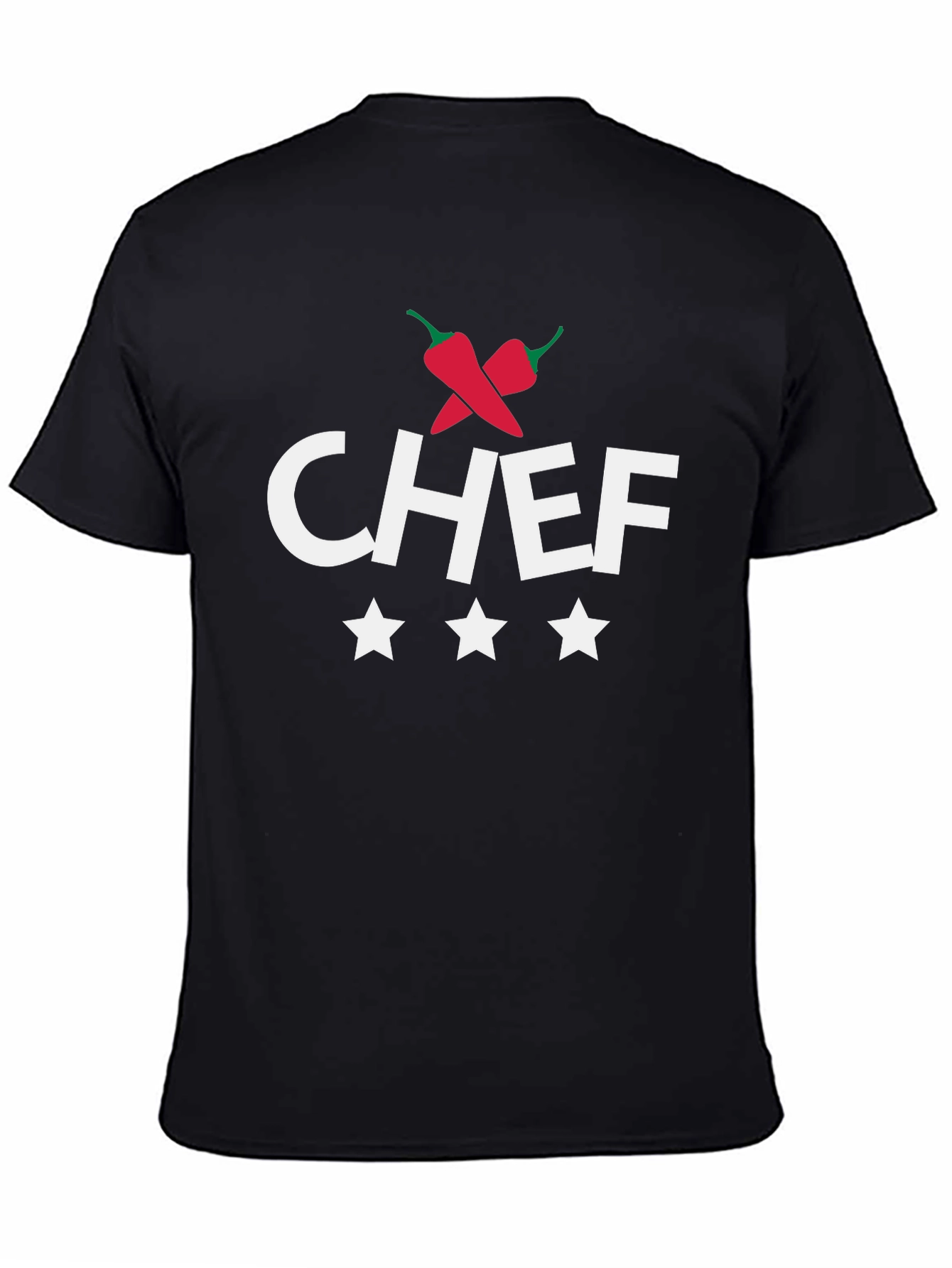 Chef T-Shirt with Chili Pepper Design