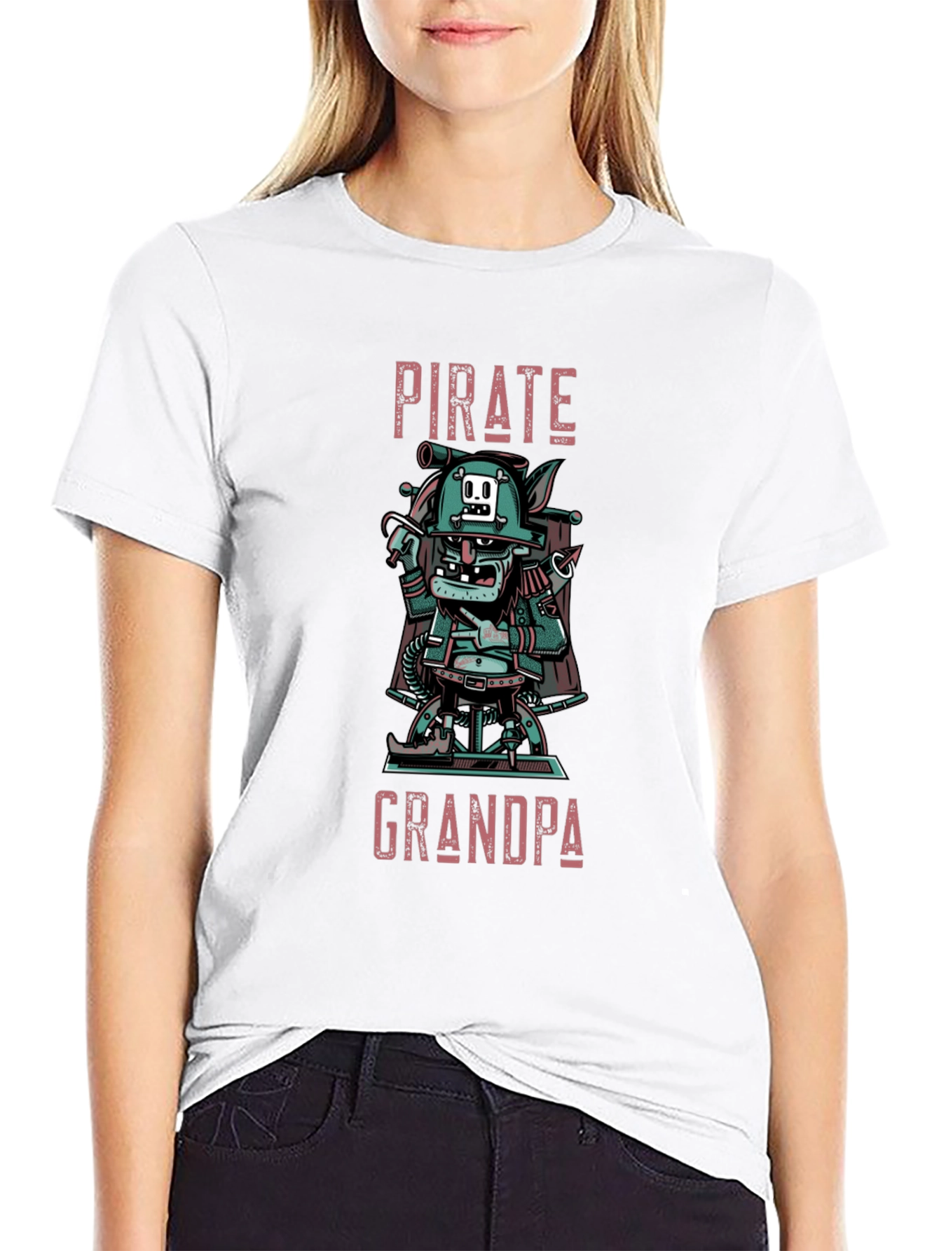 Pirate Grandpa Graphic T-Shirt