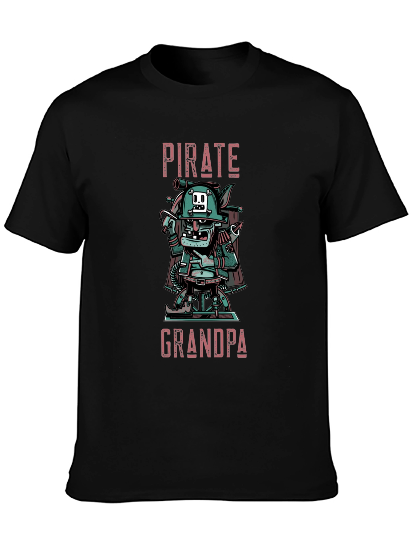 Pirate Grandpa Graphic T-Shirt